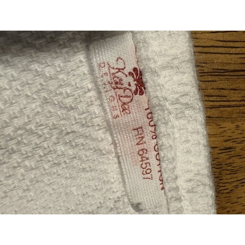 DISNEY‎ Dish Towel Mickeys "Really Swell" Coffee Vintage Kay Dee Designs Kitchen - Picture 6 of 6